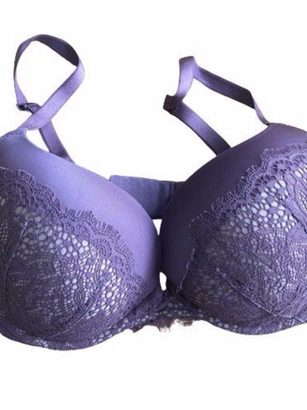 Victoria Secret Very Sexy Push Up Lace Bra Size 36DD Underwire Nice Condition